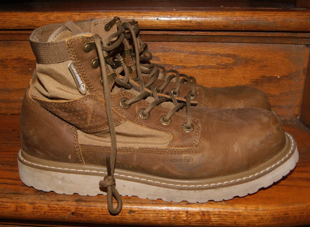 Wolverine Boots Men's 9.5M W241061 Coyote Composite Toe Unlined Canvas